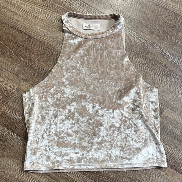 Hollister Tops - Hollister Velvet Tan Tank Top